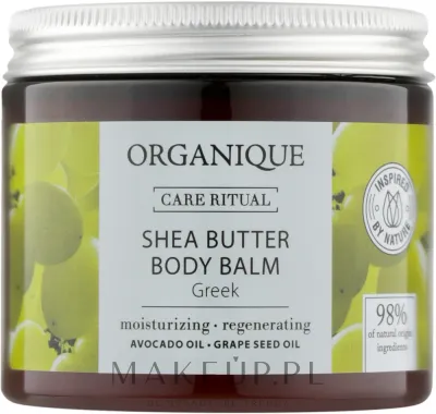 Бальзам для тела с маслом ши, греческая серия Organique Shea Butter Body Balm Greek