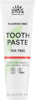 Urtekram Tea Tree зубная паста с маслом чайного дерева 75 мл, органическая паста для зубов без фтора