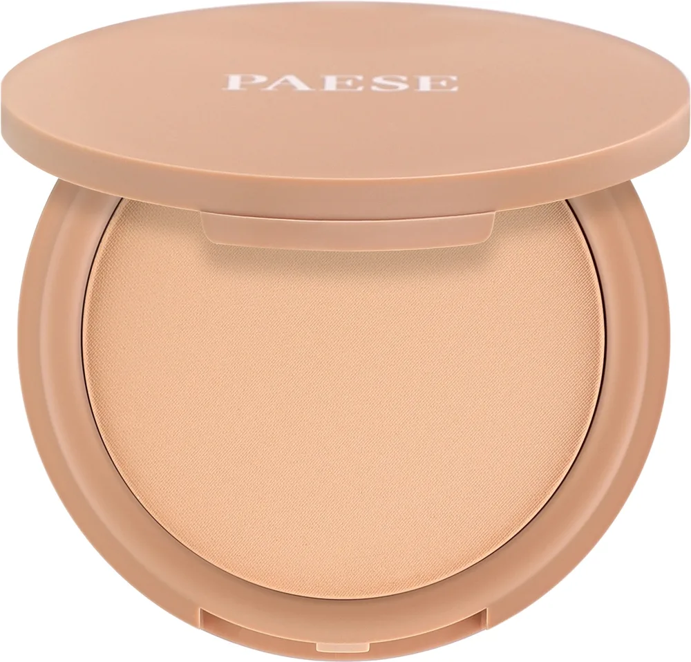 Полупрозрачная компактная пудра Paese Matter Powder Semitransparent матирующая, 9 г, оттенок 5A - Naturalny