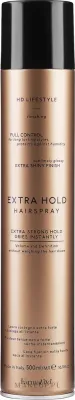 Farmavita HD Extra Strong Hold лак для волос экстрасильной фиксации, спрей для объёма и укладки профессиональный, 500 мл