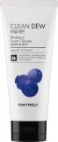 Tony Moly Clean Dew разглаживающая пенка для умывания с чайным деревом и зелёным чаем Черника, 180 мл — фото 1