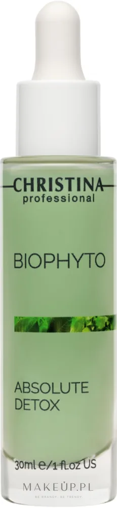 Сыворотка для лица Christina Bio Phyto Absolute Detox очищающая с планктоном и кофеином 30 мл