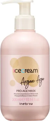 Маска для волос Inebrya Ice Cream Argan-Age для окрашенных, защита цвета, с аргановым маслом и жожоба