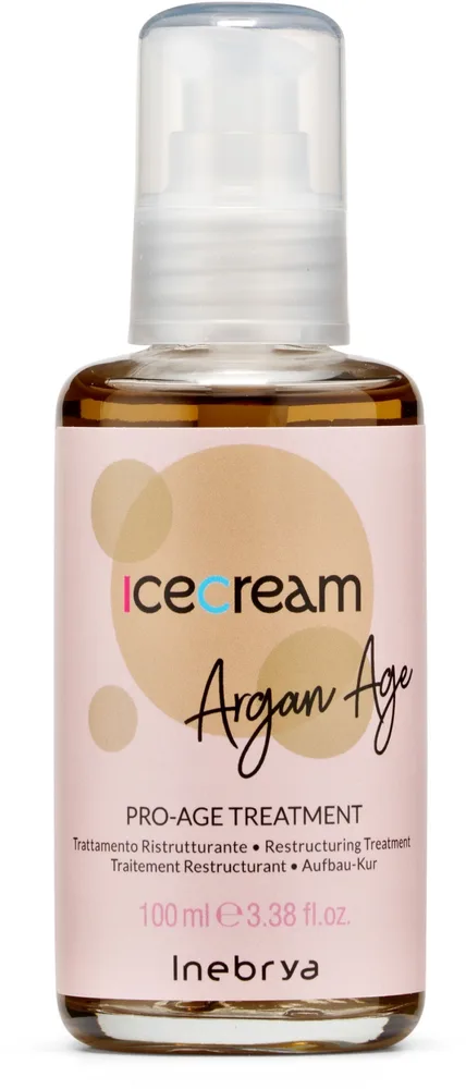Аргановое масло для секущихся кончиков волос Inebrya Ice Cream Argan Oil