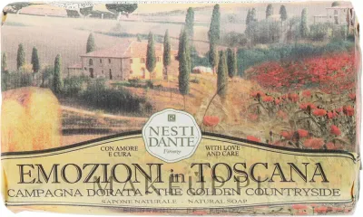 Натуральное туалетное мыло Nesti Dante Campagna Dorata Золотой пейзаж, 250 г