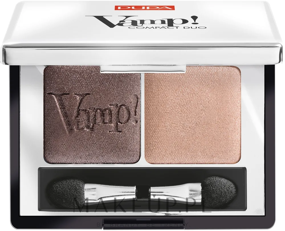 Тени для век Pupa Vamp! Compact Duo двойные, оттенок 004