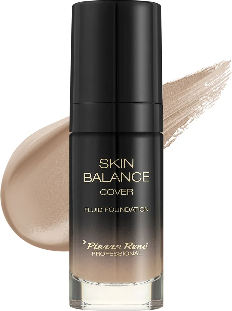 Тональный флюид Pierre Rene Skin Balance водостойкий, 30 мл, оттенок 19 - Cool Ivory