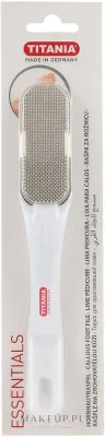 Titania Essentials терка для пяток для огрубевшей кожи 1 шт., педикюрная терка, пилка для стоп, уход за пятками