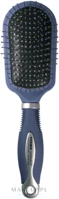 Массажная щётка для волос Titania Salon Professional синяя 24 см