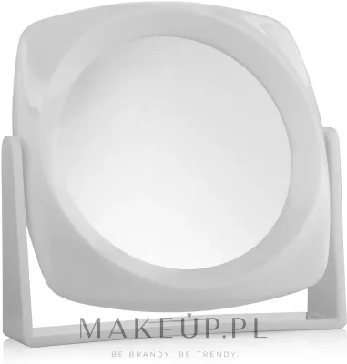 Titania Beauty Care зеркало косметическое двустороннее с увеличением, настольное на подставке, для макияжа, 18 x 18 см