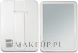 Titania Beauty Care зеркало косметическое настольное белое на складной подставке компактное дорожное для макияжа 18 см — фото 1