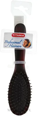 Деревянная массажная щётка для волос Titania Haircare Brush