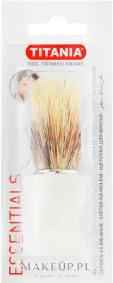Titania Men Care помазок кисть для бритья мужской классический белый 1 шт