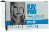KayPro Bleach Powder White порошок для осветления волос 500 г, белая обесцвечивающая пудра с протеинами шелка, профессиональная — фото 1