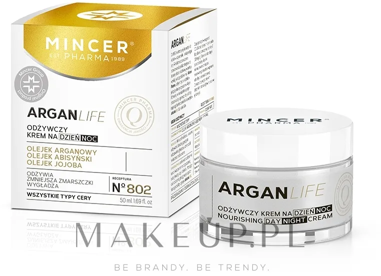 Крем для лица Mincer Pharma ArganLife питательный день и ночь 50 мл