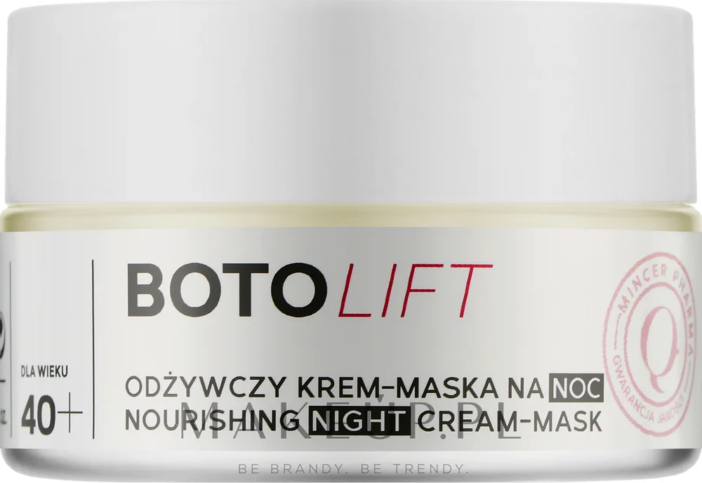 Питательный ночной крем-маска Mincer Pharma BotoLift X ArganLife Nourishing Night Cream-Mask N°703, 50 мл