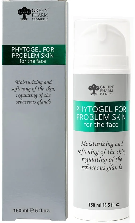 Фитогель для тела Green Pharm Cosmetic для проблемной кожи с тысячелистником и календулой 150 мл