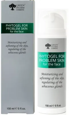 Фитогель для тела Green Pharm Cosmetic для проблемной кожи с тысячелистником и календулой 150 мл