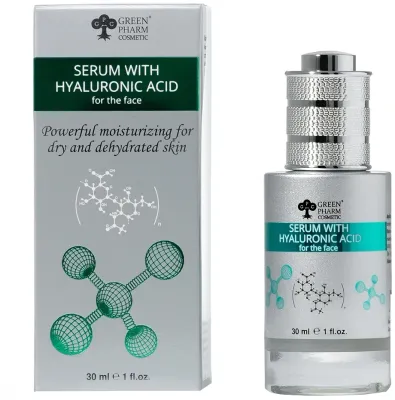 Сыворотка для лица Green Pharm Cosmetic Pure Hyaluronic Acid увлажняющая с гиалуроновой кислотой 30 мл