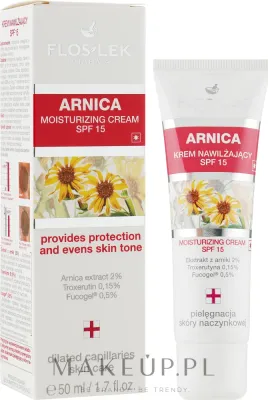 Крем для лица Floslek Arnica увлажняющий с арникой и SPF 15 50 мл