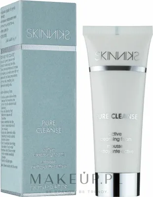 Skinniks Pure Cleance активная кремовая очищающая пенка для лица с гиалуроновой кислотой и пантенолом, 100 мл