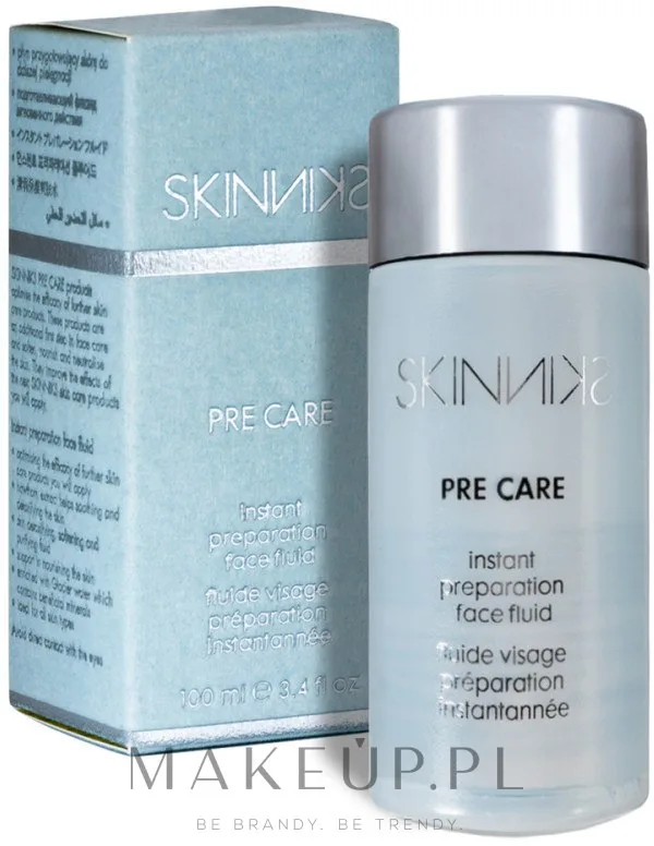 Skinniks Pre Care Instant Preparation Face Fluid флюид для лица подготавливающий 100 мл, база под уход для всех типов кожи