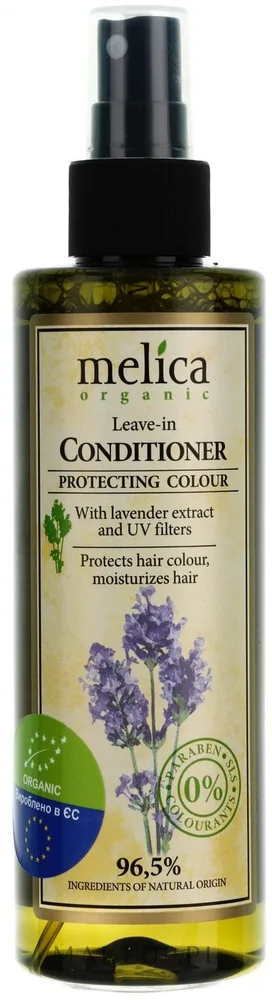 Несмываемый кондиционер-спрей для окрашенных волос Melica Organic Protecting Colour Leave-in Conditioner 200 мл