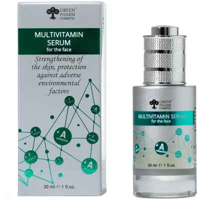 Сыворотка для лица Green Pharm Cosmetic Multivitamin мультивитаминная с ретинолом и витамином E 30 мл