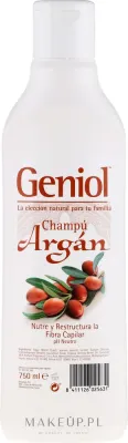 Восстанавливающий шампунь Geniol с маслом арганы для сухих и повреждённых волос 750 мл