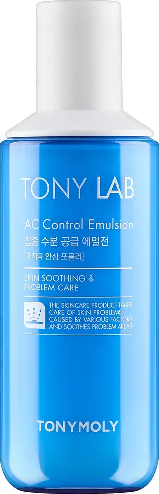 Tony Moly Tony Lab AC Control эмульсия для лица увлажняющая для проблемной и жирной кожи, с чайным деревом и центеллой, 160 мл