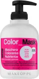 KayPro Color Mask маска для волос питательная тонирующая оттеночная маска для окрашенных волос защита цвета от вымывания 300 мл, оттенок Fuksja — фото 1