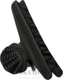 Comair Fashion Hair зажимы крабы парикмахерские для волос пластиковые чёрные набор 12 шт 82 мм — фото 1