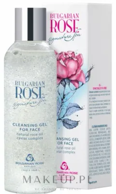 Очищающий гель для лица с розовой водой и икрой Bulgarian Rose Cleansing Gel For Face, 200 мл