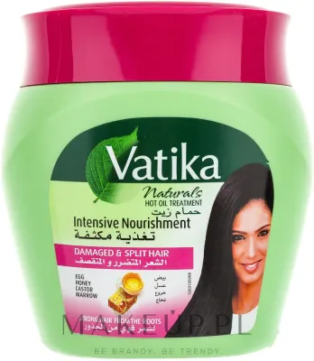Маска для волос Dabur Vatika Egg Protein питательная, для ослабленных, с яичными протеинами, мёдом и оливой, 500 г