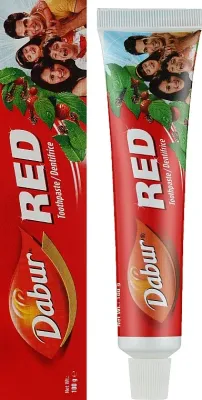 Dabur Red зубная паста аюрведическая, паста на травах для ежедневного ухода за полостью рта, 200 г