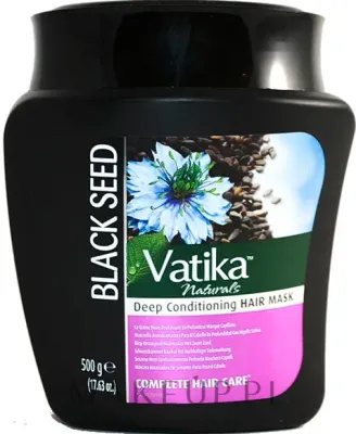 Маска для волос Dabur Vatika Black Seed кремовая, для повреждённых и тусклых, с маслом чёрного тмина, для блеска, 500 г