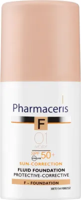 Тональный флюид Pharmaceris F защитно-корректирующий SPF 50+, 30 мл