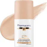 Тональный флюид Pharmaceris F защитно-корректирующий SPF 50+, 30 мл, оттенок 02 - Sand — фото 1