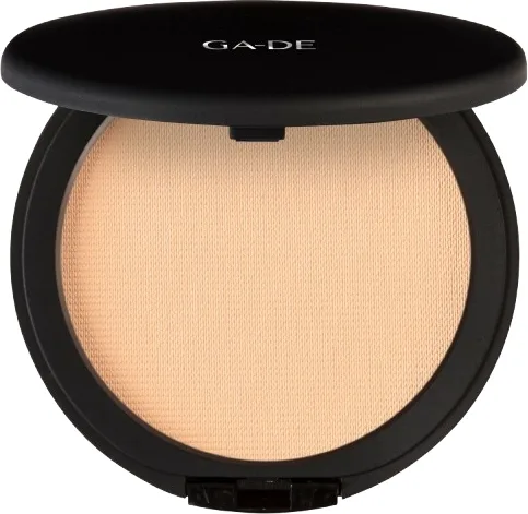 Компактная шёлковая пудра GA-DE Basic Smoothing Silky Pressed Powder, 11 г, оттенок 503 - Sun Beige