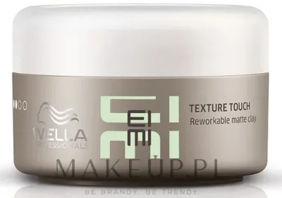 Wella Professionals EIMI Texture Touch глина для волос моделирующая матовая 75 мл, пластичная глина для укладки средней фиксации, стайлинг с матовым финишем