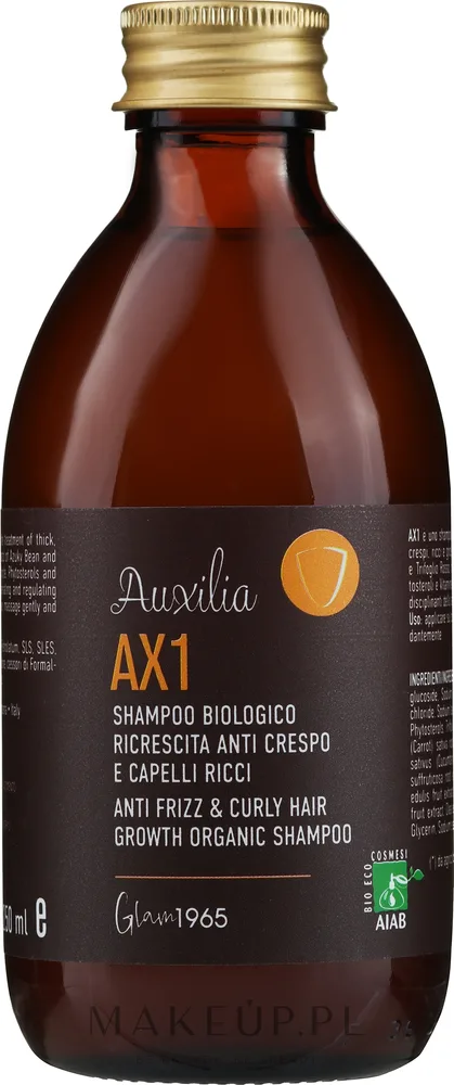 Лечебный шампунь Glam1965 Auxilia AX1 с маслами авокадо и оливы для окрашенных волос