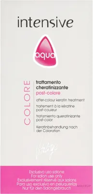 Vitality's Aqua After-colour Keratin Treatment стабилизатор цвета для волос с кератином, средство после окрашивания, фиксация цвета, уход за окрашенными волосами