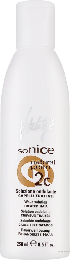 Vitality's SoNice 2C состав для химической завивки волос 250 мл, перманентная ондуляция с протеинами шелка, профессиональный