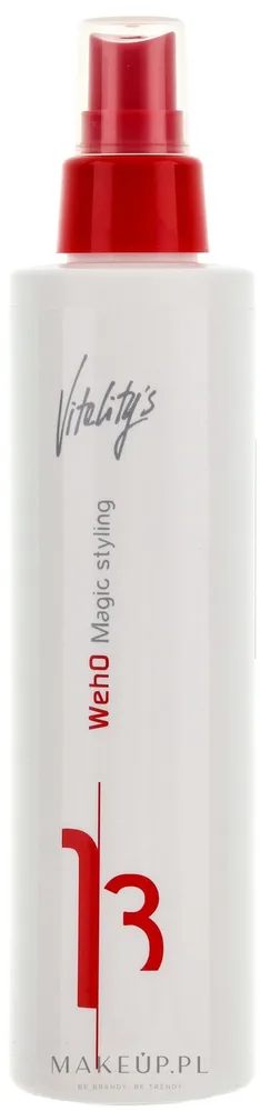 Vitality's We-Ho Magic Styling молочко для волос термозащитное 200 мл, спрей для укладки феном и утюжком с протеинами пшеницы