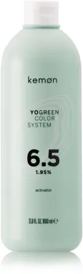 Kemon Yo. Green Activator окислитель для краски 1,95% 1000 мл, оксидант проявитель кремовый профессиональный