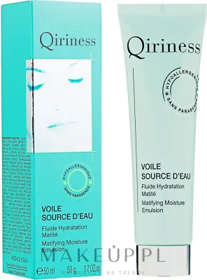 Qiriness Matifying Moisture Emulsion эмульсия для лица матирующая увлажняющая, средство от жирного блеска для комбинированной кожи, 50 мл
