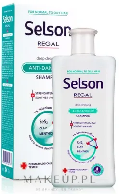 Глубоко очищающий шампунь против перхоти Selson Regal с сульфидом селена, 200 мл