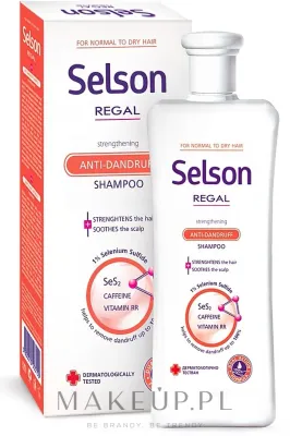 Укрепляющий шампунь против перхоти Selson Regal с кофеином и витамином PP, 200 мл