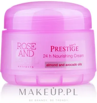 Крем для лица Vip's Prestige Rose & Pearl 24h Nourishing с жемчужной пудрой и розой 50 мл