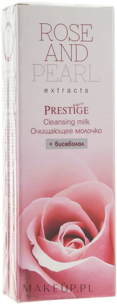 Vip's Prestige Rose & Pearl шелковистое очищающее молочко с розой и жемчужной пудрой 200 мл